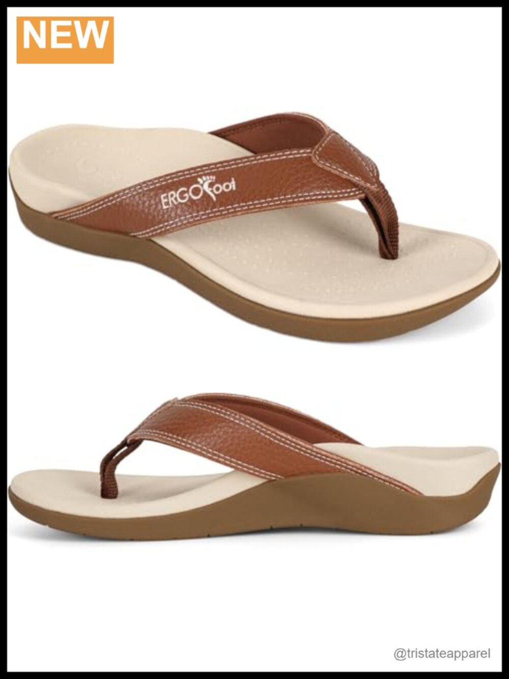 Orthotic Flip Flops High Arch Support Plantar Fasciitis Unisex Sandals